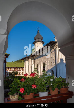 L'église orthodoxe, le monastère Agapia Agapia, Roumanie, Moldavie ville Banque D'Images