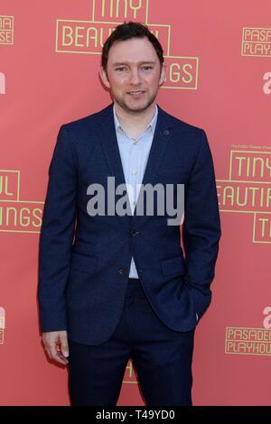 Pasadena, Californie, USA. 14 avr, 2019. Nate Corddry aux arrivées de petites belles choses Soirée d'ouverture, Pasadena Playhouse, Pasadena, CA, le 14 avril 2019. Credit : Priscilla Grant/Everett Collection/Alamy Live News Banque D'Images