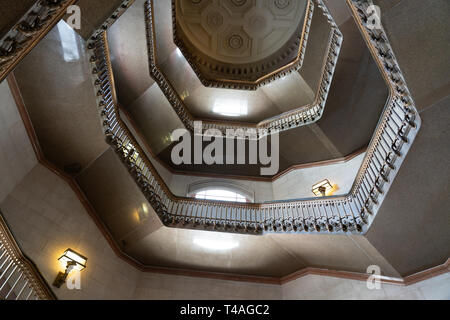 L'hôtel de ville de Philadelphie dans l'escalier Banque D'Images