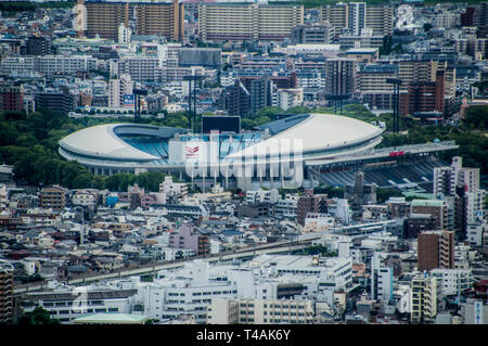 Le stade Nagai à Osaka Yanmar Japon 2016 Banque D'Images