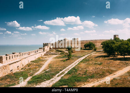 Bilhorod-Dnistrovskyi, Ukraine. Forteresse Akkerman - est un monument du 13e-15e siècles. C'est un des mieux conservés sur le territoire de l'Ukraine Banque D'Images