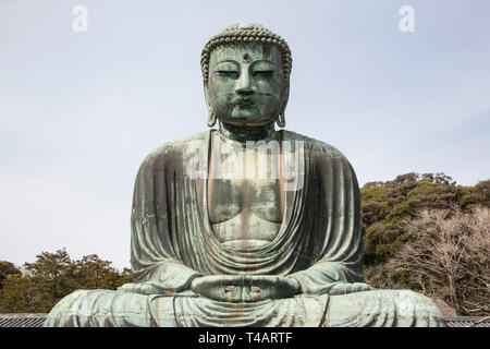 Le GRAND BUDDA DE KAMAKURA Banque D'Images