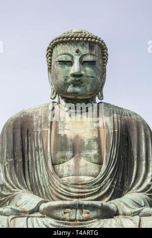 Le GRAND BUDDA DE KAMAKURA Banque D'Images