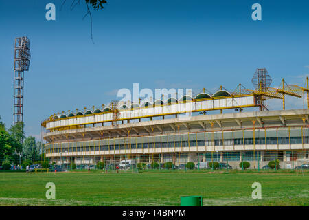 Fussballstadion, Plovdiv, Bulgarie Banque D'Images