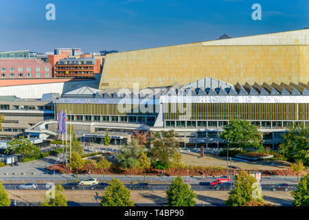 Staatsbibliothek, Kulturforum, Potsdamer Strasse, Tiergarten, Mitte, Berlin, Deutschland Banque D'Images