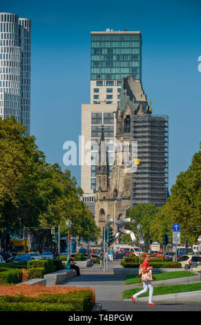 Kaiser-Wilhelm-Gedaechtniskirche, Tauentzien, Charlottenburg, Berlin, Deutschland Banque D'Images