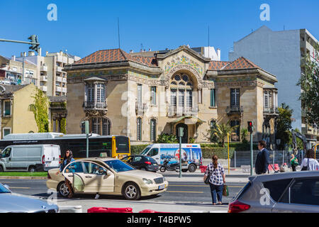 Lisbonne, PORTUGAL - CIRCA Octobre 2016 : rues de la ville de Lisbonne, Portugal. Banque D'Images