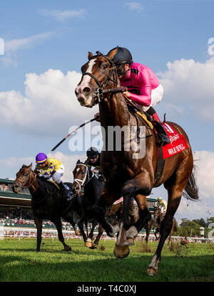 Lexington, Kentucky, USA. 8 octobre, 2018. 07 octobre 2018 : Guerre de volonté avec Drayden Van Dyke courses dans le Dixiana Bourbon Enjeux Hippodrome Keeneland, 07 octobre 2018 à Lexington, Kentucky. Evers/ESW/CSM/Alamy Live News Banque D'Images