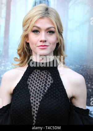Los Angeles, Californie, USA 15 avril 2019, l'actrice Katherine McNamara assiste à la première de la Malédiction de La Llorona le 15 avril 2019 à l'Egyptian Theatre de Los Angeles, Californie. Photo de Barry King/Alamy Live News Banque D'Images