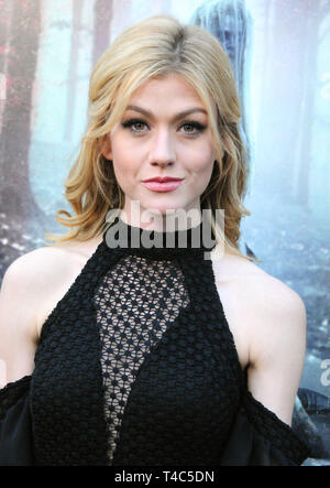 Los Angeles, Californie, USA 15 avril 2019, l'actrice Katherine McNamara assiste à la première de la Malédiction de La Llorona le 15 avril 2019 à l'Egyptian Theatre de Los Angeles, Californie. Photo de Barry King/Alamy Live News Banque D'Images