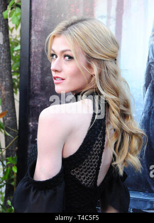 Los Angeles, Californie, USA 15 avril 2019, l'actrice Katherine McNamara assiste à la première de la Malédiction de La Llorona le 15 avril 2019 à l'Egyptian Theatre de Los Angeles, Californie. Photo de Barry King/Alamy Live News Banque D'Images