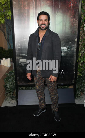 Hollywood, Californie, USA. 15 avr 2019. John Huerta à la première de Warner Bros., la malédiction de La Llorona à l'Egyptian Theatre le 15 avril 2019 à Hollywood, Californie. Credit : MediaPunch Inc/Alamy Live News Banque D'Images