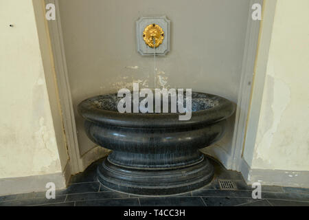 Quelle,, Elisenbrunnen Friedrich-Wilhelm-Platz, Aix-la-Chapelle, Nordrhein-Westfalen, Deutschland Banque D'Images