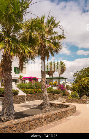 Maisons de vacances moderne, Costa Teguise, Lanzarote Banque D'Images