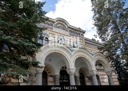 La construction du Saint Synode de l'Église orthodoxe bulgare à Sofia, Bulgarie Banque D'Images