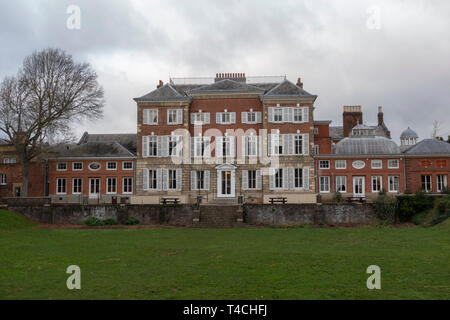 Vue arrière du York House, une demeure historique, Marble Hill, London, Londres, Royaume-Uni. Banque D'Images