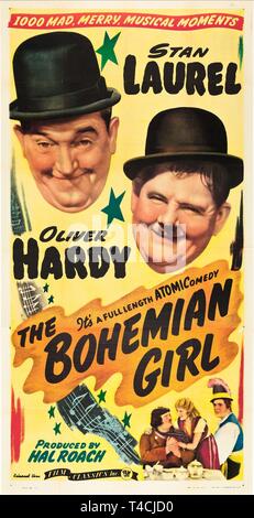 LAUREL,AFFICHE, The Bohemian Girl, 1936 Banque D'Images