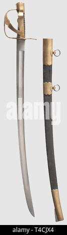Armes, épées, backsword, sabre, 18e siècle, Additional-Rights Clearance-Info-Not-Available- Banque D'Images