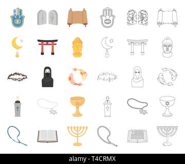 L'art,accessoires,perles, bible,bouddha,caricature,contours,christian,christianisme,collection,commandements confession,croissant,couronne,coupe,,david,design,foi,poissons,icône,hamsa,illustration,islam,isolé,islamique,le judaïsme,logo,koi,menorah,niqab,la prière,prêtre,religion,rite,rosaire,set,culte,signer,star,cote,tanakh,10,épines,torii vecteur,web,vin,vecteurs vecteur culte , Illustration de Vecteur