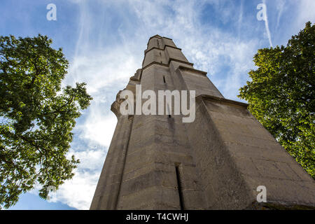 ASNIERES SUR OISE, FRANCE, Septembre 10, 2016 : détails architecturaux de l'abbaye de Royaumont, 10 septembre 2016 à Asnieres sur Oise, Val d'Oise, France Banque D'Images