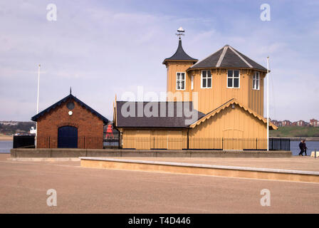 Brigade vie Watch House, South Shields, Tyne and Wear Banque D'Images