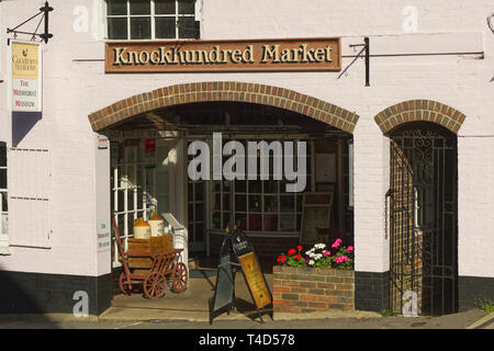 Entrée de marché Knockhundred à Midhurst, West Sussex, Angleterre Banque D'Images