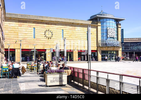 Le centre commercial Eastgate Square, Falcon, Inverness, Highland, Ecosse, Royaume-Uni Banque D'Images