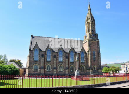 Dingwall et Église libre Beauly, High Street, Dingwall, Highland, Ecosse, Royaume-Uni Banque D'Images