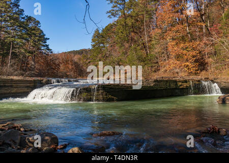 Haw Creek Falls, Ozark National Forest, North Carolina, USA Banque D'Images