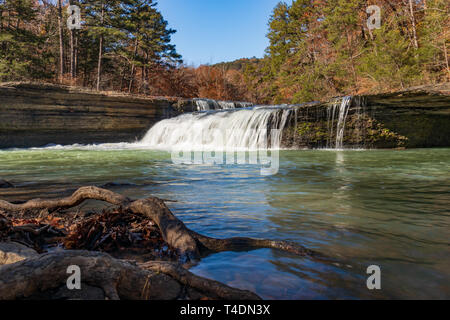 Haw Creek Falls, Ozark National Forest, North Carolina, USA Banque D'Images