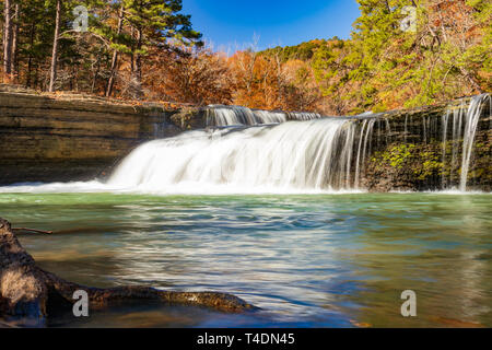 Haw Creek Falls, Ozark National Forest, North Carolina, USA Banque D'Images