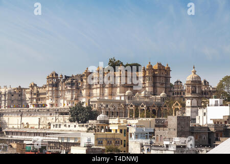 City Palace, Udaipur, Rajasthan, Inde Banque D'Images