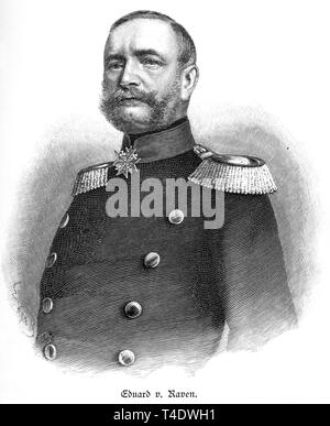 Europa, Deutschland, Nordrhein-Westfalen, Neuhaus, Eduard von Raven, Generalmajor,, Porträt, Illustration aus : ' Dreißig Lebensbilder deut Banque D'Images