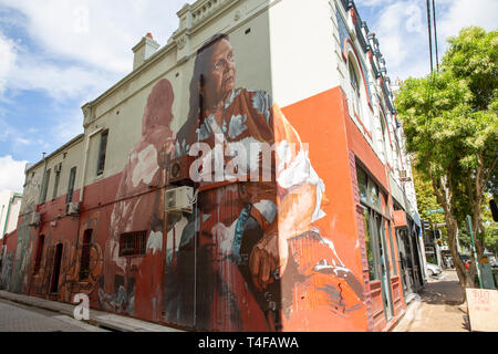 Chippendale, inner city, banlieue de Sydney est une banlieue qui se passe avec l'art de rue et des industries créatives, Sydney, New South Wales, Australie Banque D'Images