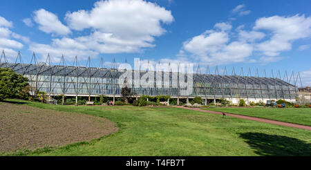 Maison de verre au Royal Botanic Garden Edinburgh Scotland UK Banque D'Images