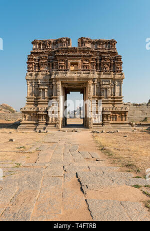 Temple Achyutaraya, Hampi, Inde Banque D'Images