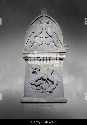 En marbre de Paros Sarcophage Lycien à partir de la fin de la 5e 100. B.C à partir de la nécropole royale de Sidon (Liban), Chambre non IV. Istanbul Archaeologica Banque D'Images
