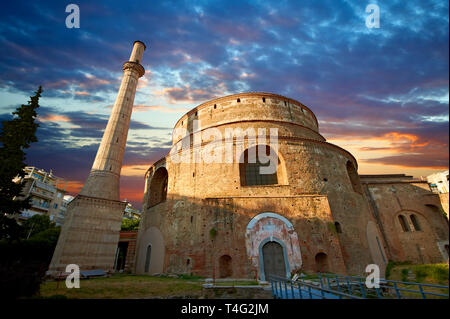 4e siècle rotonde romaine église Agios Georgios ou la Rotonde de Saint Georges construite en 311 comme l'mauselum de galère mais jamais utilisée. Converti par Banque D'Images