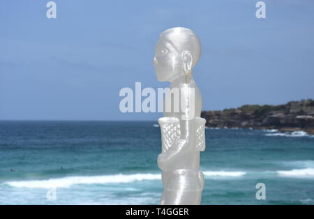 Sydney, Australie - Nov 4, 2018. Jeremy Sheehan : inondation. Sculpture par la mer le long de la promenade côtière de Coogee à Bondi est le plus grand du monde libre d Banque D'Images