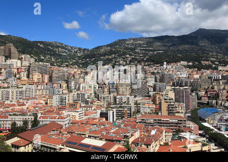 Tours, La Condamine, Monaco, Cote d Azur, Méditerranée, Europe Banque D'Images