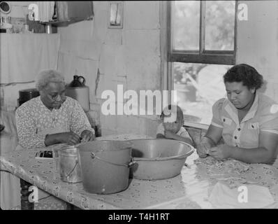 Un african american family en 1940 Banque D'Images