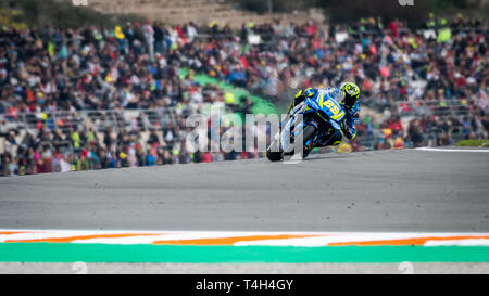 Valence/Espagne - 11/17/2018 - # 29 Andrea Iannone (ITA, Suzuki) lors des qualifications pour le GP de Valence à Ricardo Tormo Banque D'Images