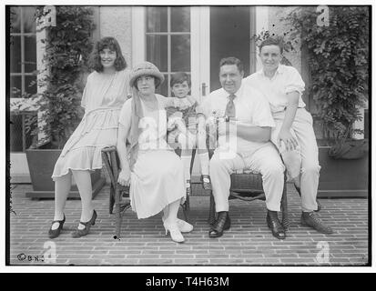 Une situation privilégiée dans la famille blanc 1940 Banque D'Images