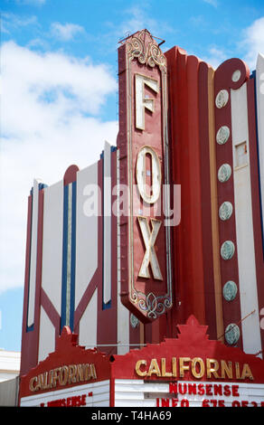 Monterey California,County Salinas Valley Salinas main Street Fox California Theatre Marquee quartier Oldtown CA048,CA048 Banque D'Images