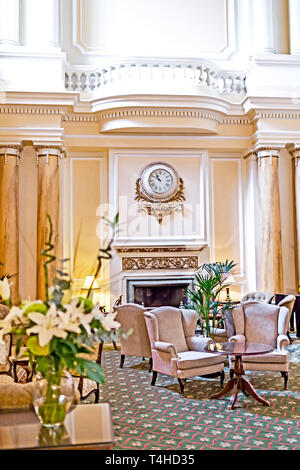 Eastbourne (Sussex, Angleterre) : Grand Hotel (intérieur) Banque D'Images