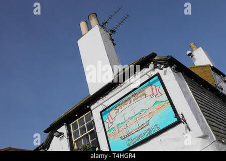 Le sloop Pub St Ives Cornwall Banque D'Images