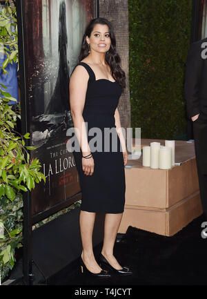 HOLLYWOOD, CA - 15 avril : Marisol Ramirez arrive à la première de la Warner Bros' 'La malédiction de La Llorona' à l'Egyptian Theatre le 15 avril 2019 à Hollywood, Californie. Banque D'Images