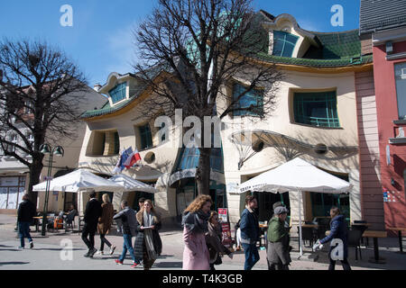 Zone piétonne, héros de Monte Cassino (ulica Bohaterow Monte Cassino Monciak) à Sopot, Pologne. 14 avril 2019 thh © Wojciech Strozyk / Alamy Banque D'Images