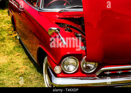 Un 1960 Ford Consul Classic sur l'affichage à une exposition de voiture Banque D'Images