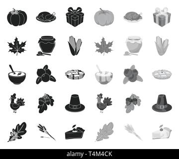 Les glands,accessoires,art,noir,attributs.mono,jeu,Canada,canadien,maïs,collection,cranberry,jour,design,animation,flag,alimentation,fun,cadeau,chapeau,vacances,miel,illustration,icône,isolé,feuilles,logo,érable,purée,national,tarte aux pommes,pèlerin citrouille,rôti,,set,visites,doux,signe symbole,de Grâce,tradition,,Turquie,web,blé,vecteurs vecteur , Illustration de Vecteur